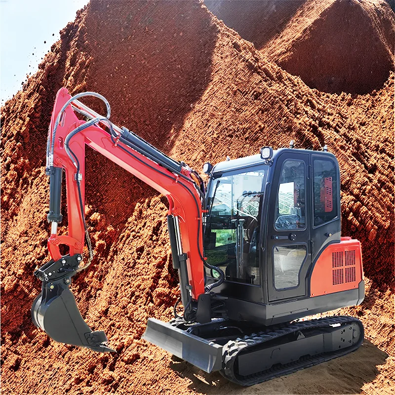 Customized CE New Mini Excavator 2 .5Ton Hydraulic crawler mini diggers excavator price efficient free shipping