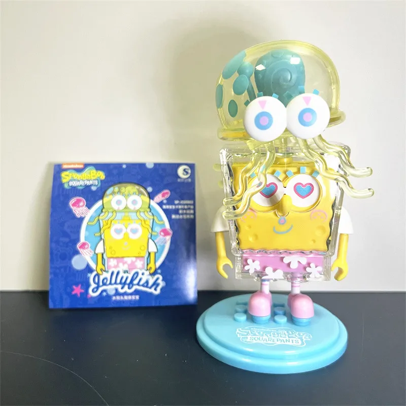 شخصيات أنيمي سبونجبوب سكوير بانت باتريك سكويدوارد مخالب قنديل البحر سلسلة صندوق أعمى لعبة جمع الحلي هدايا الاطفال