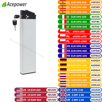 For ADO A20 Fiido M1 Folding Electric Bike Spare Battery DCH006 36V 10.4Ah 12.5Ah 17.5Ah For MATE Bike Replacement Battery