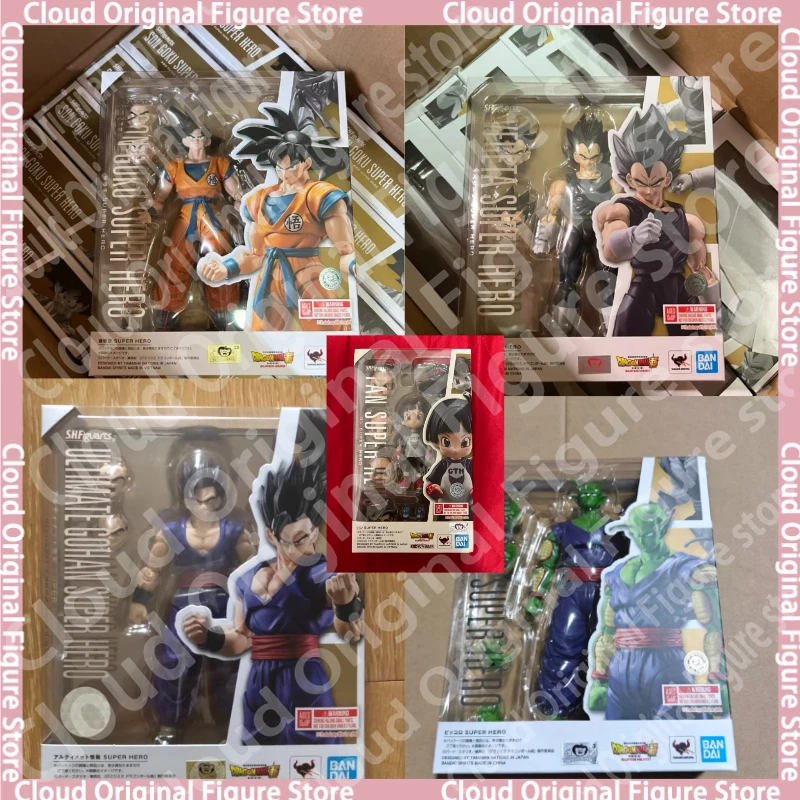 

Bandai Dragon Ball Фигурка SHF Pan Super Hero Ultimate Gohan Vegeta Super Hero Goku Piccolo Аниме Фигурки Игрушки Подарок для мальчиков