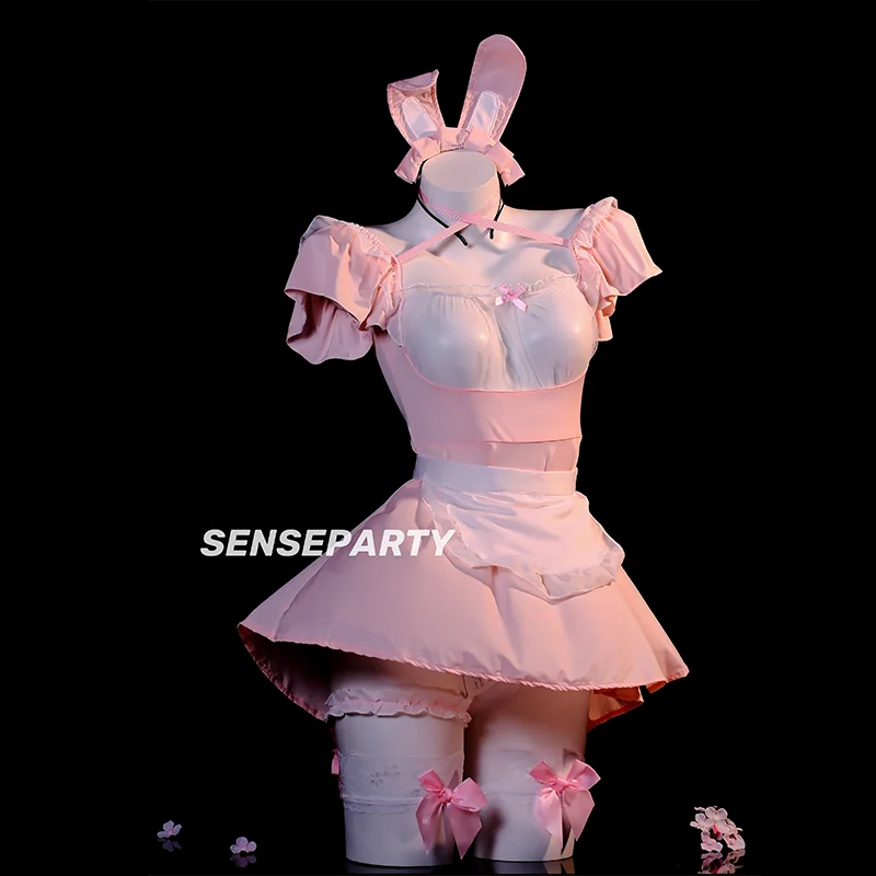 

Sensory Party Peach Bunny Bunny Sexy Girl Model Uniform Servant Set Role-Playing Party Costume