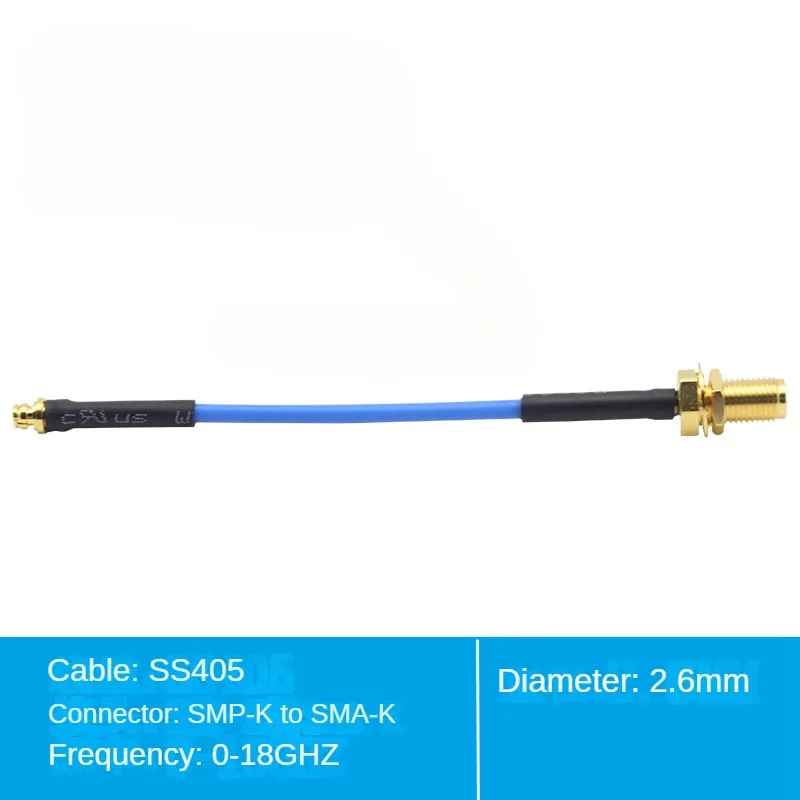 

SMP bus to SMA bus extension line SS405 stable phase cable 18GHz low standing wave test grade GPO to SMA line