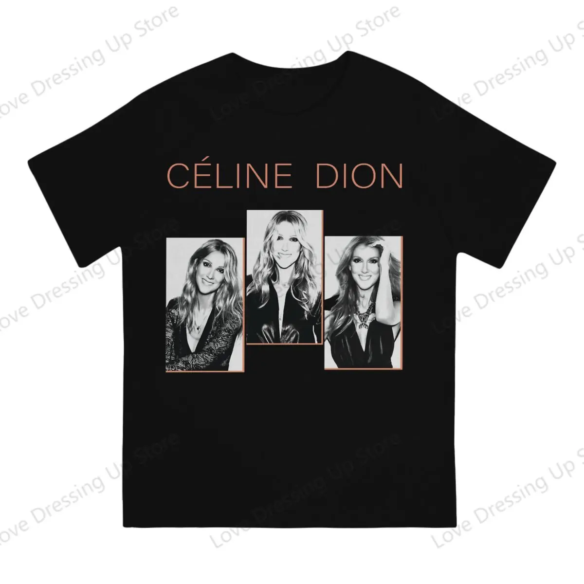 2026 Celine Dion Metal Funny Large Printed Cotton Men's T-Shirt Short Sleeve T-Shirts Titanic Movie Hipster Tops