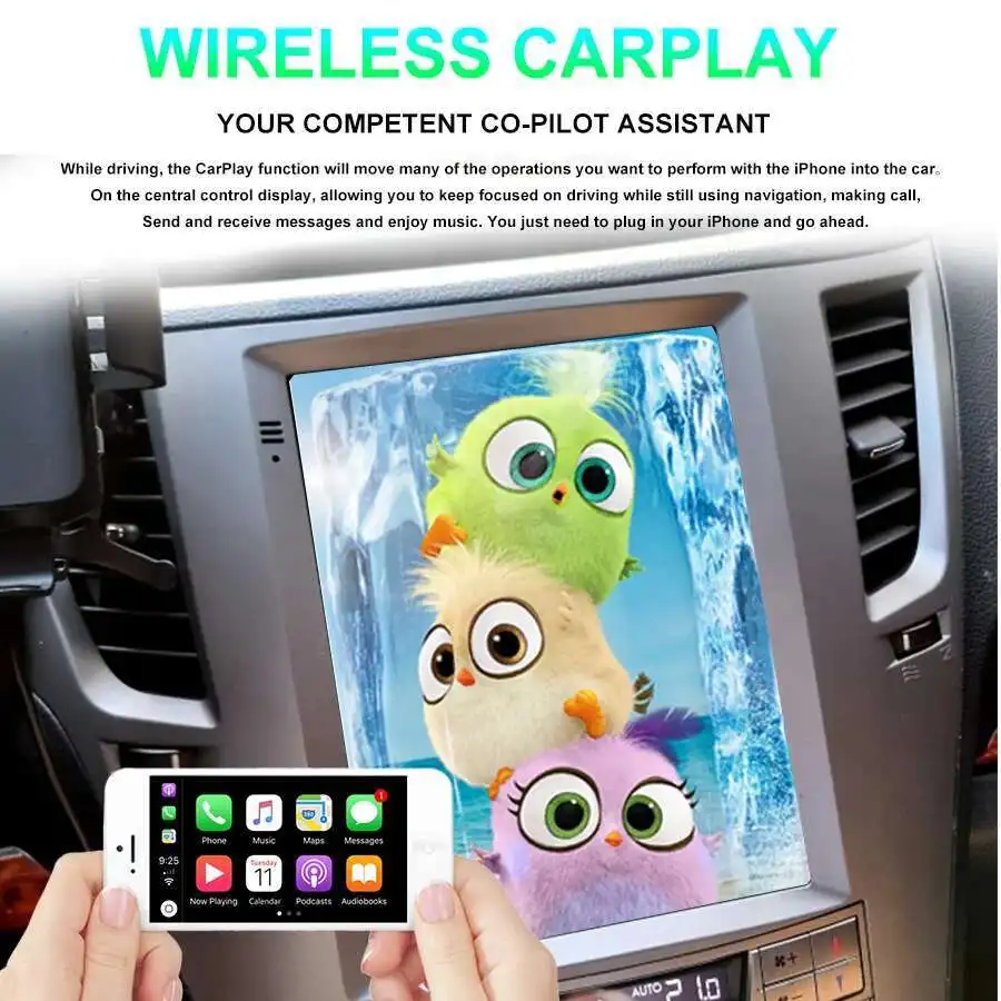 256GB ROM Android 14 Car Radio For Subaru Outback Impreza Legacy 2009-2014 Car Auto Stereo wireless Screen GPS Navigation Stereo