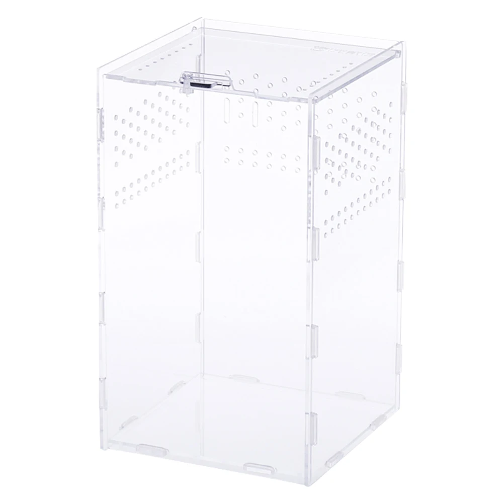 

1pcs Premium Acrylic Reptile Breeding Box Durable Insect Feeding Box Transparent House