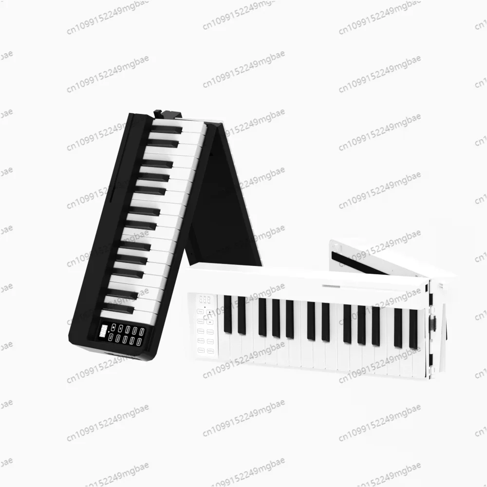 folding piano for easy portability, suitable for built-in lithium battery with two speakers, foldable electric piano