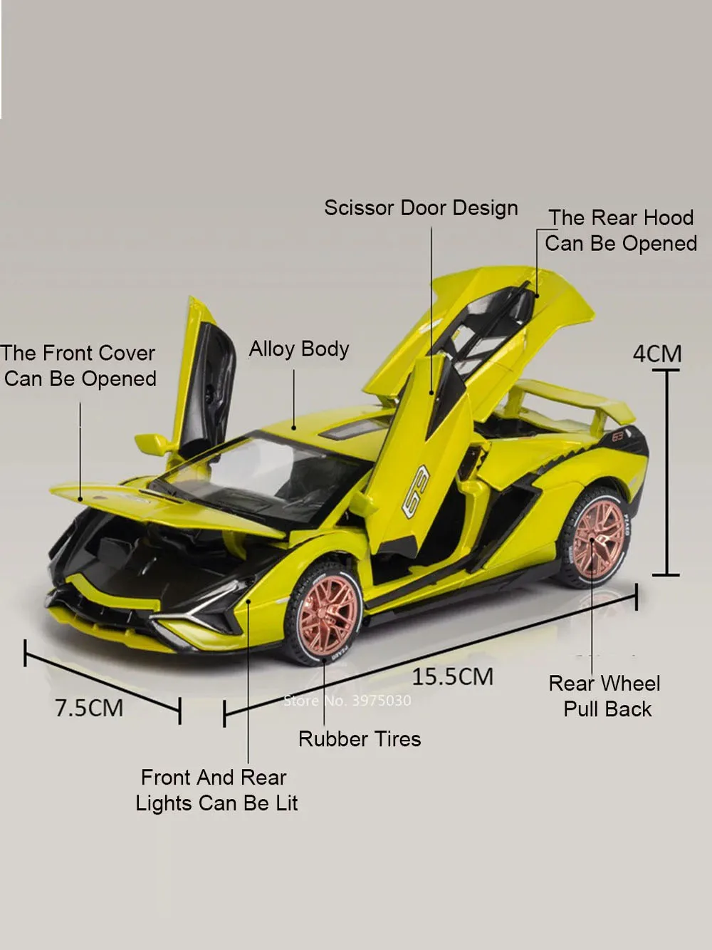 1:32 スケール合金ダイキャストランボル V12 シアンスポーツカーモデルおもちゃサウンドライトプルバックミニチュア車子供の装飾玩具