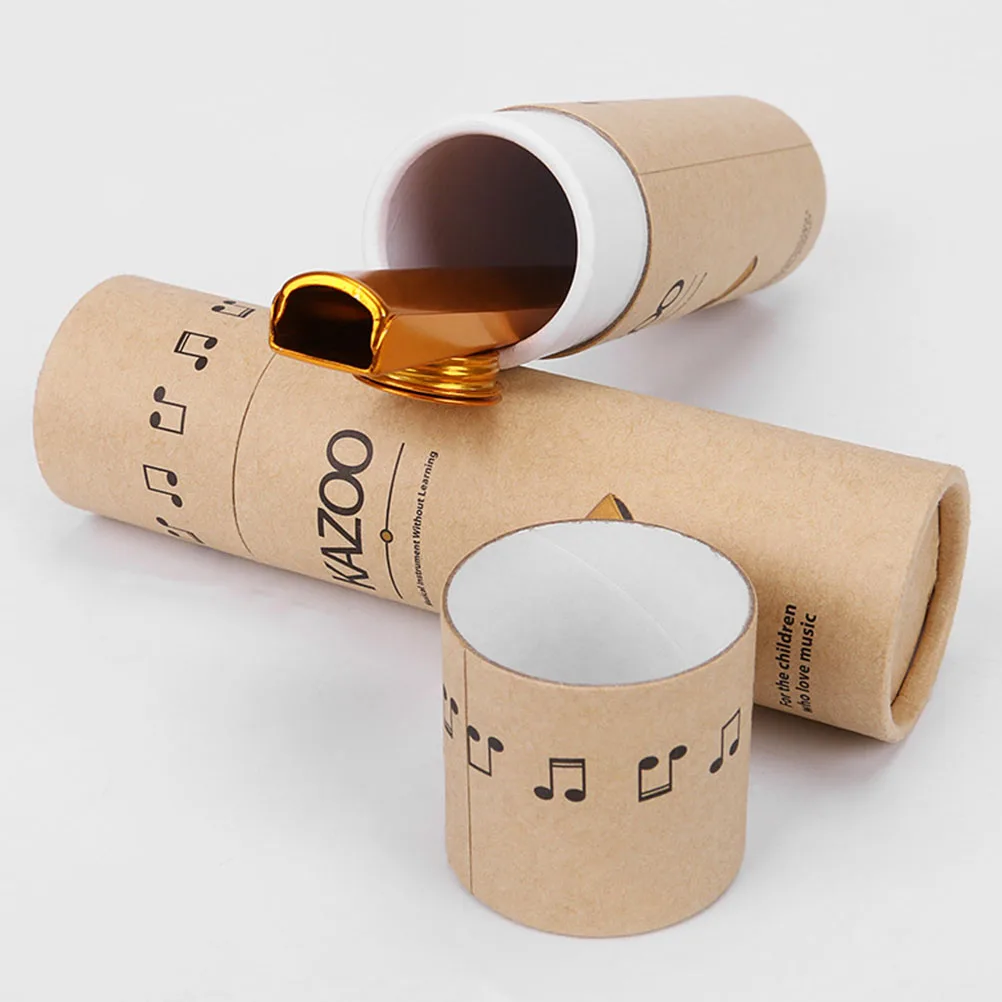 

5 Pcs Kazoo Paper Tube Reliable Music Instrument Bag Case Musical Supply Storage Holder Wind Accessory Simple for