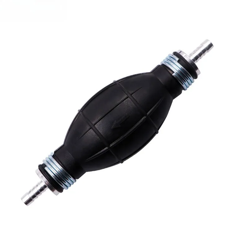 6mm/8mm/10mm/12mm Hand Fuel Pump Line Rubber Aluminum Hand Primer Bulb Diesel Oil Transfer Petrol for Car Boat Marine Outboard