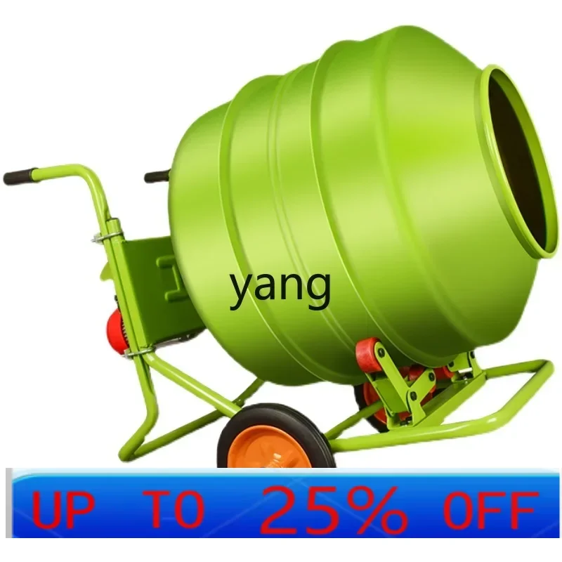 LTT mortar concrete construction site household mixing material 220v small feed drum cement mixer