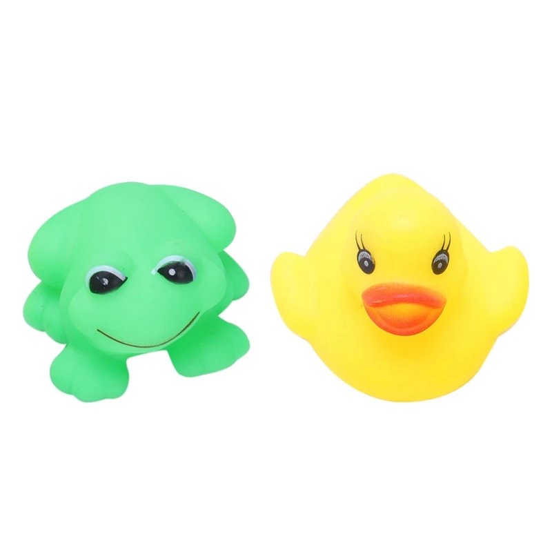 2 Set Of Frogs & Ducks 10Pcs+10Pcs Baby Bath Tub Toys