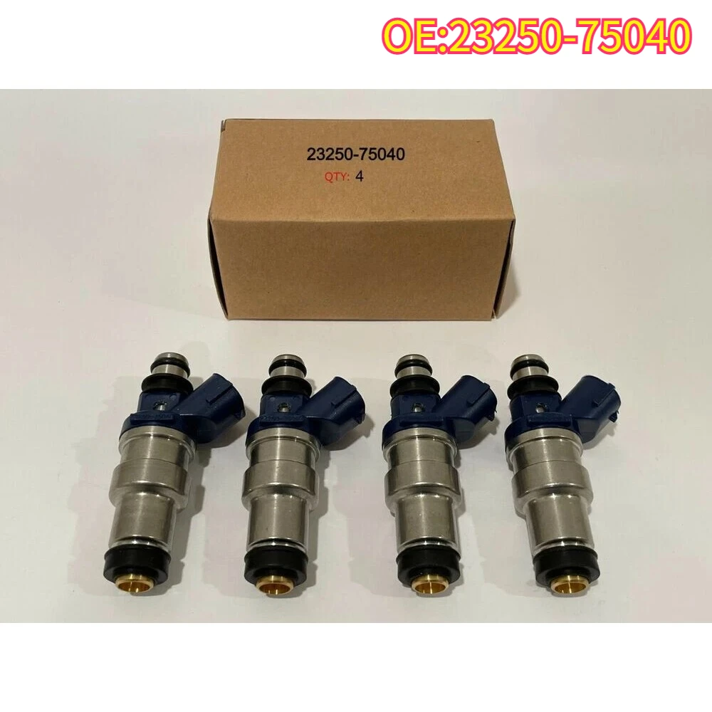 

High quality New For 1/4pcs 23250-75040 Fuel Injectors For Toyota Tacoma 1995-1999 2.4L 23250-75040 23209-75040