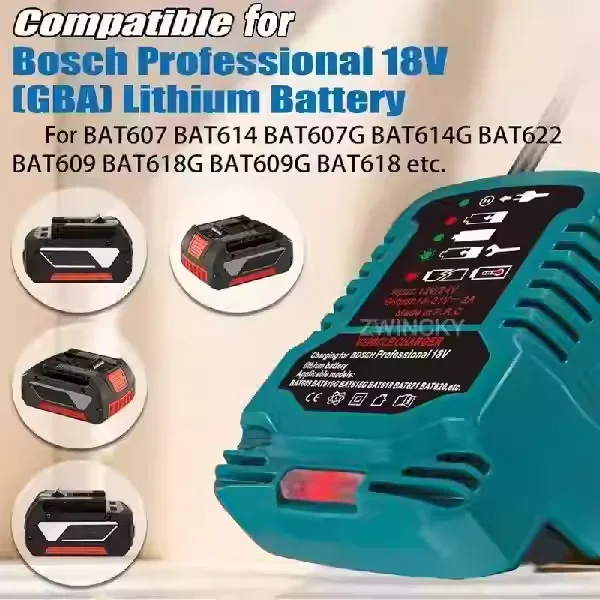 12,6V 18V 21V Ladegerät für Makita Elektrobohrmaschine, Elektroschrauber, Elektrolüfter, Schleifmaschine, Ladegerät für Elektrowerkzeuge, Akku-Ladegerät – Detail 14