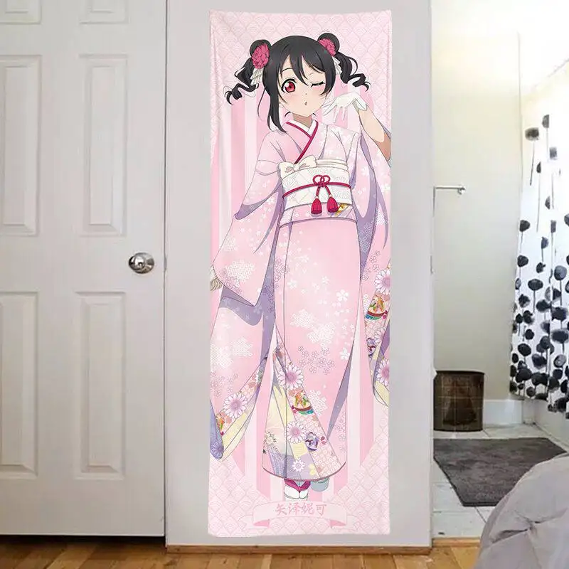 L-Love L-Live Vertikaler langer Anime-Wandteppich zum Aufhängen an der Tür