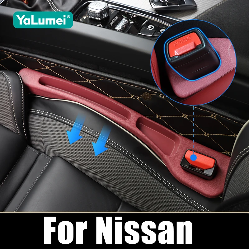 

For Nissan X-Trail T32 T33 Xtrail 2014-2020 2021 2022 2023 2024 2025 2Pcs Car Seat Gap Leak Proof Sealing Strips Accessories