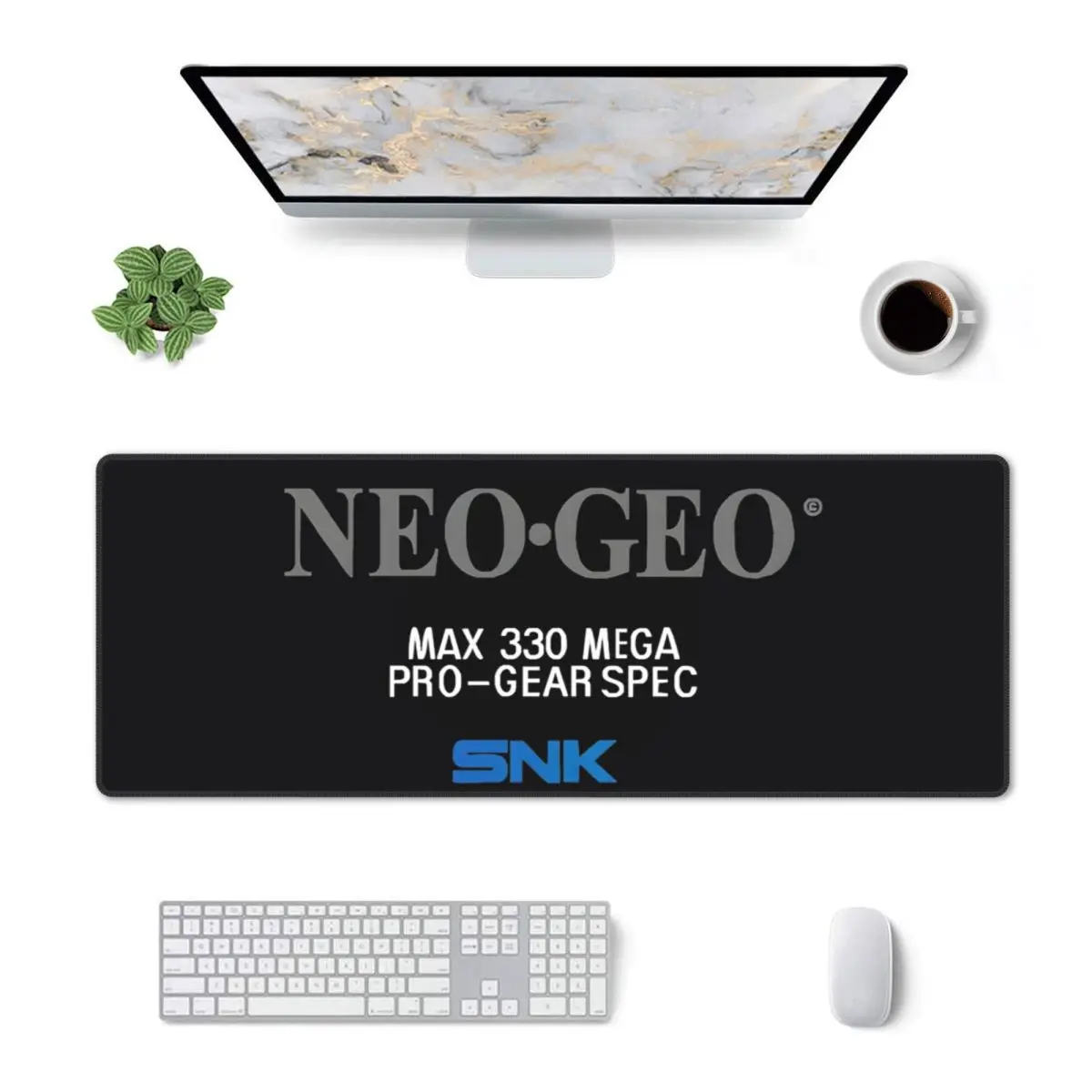 Large Mouse Pad Neo Geo Logo Neogeo Arcade Gamer PC Laptop Mats Keyboard Carpet Computer Gaming Office Accessories Desk Mat