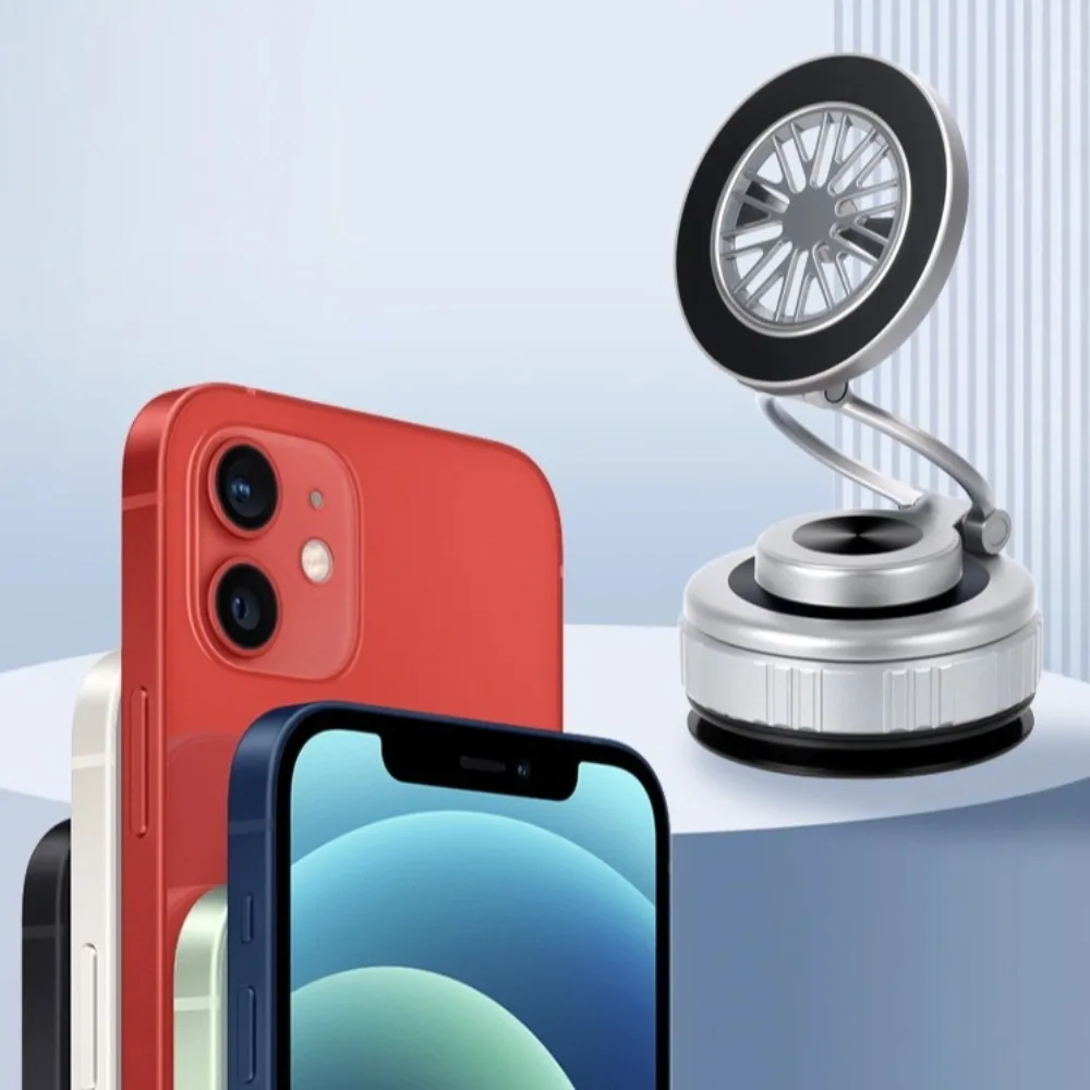 

Магнитный автомобильный держатель для телефона 360° ° Вращающийся адсорбционный кронштейн, держатель для автоматической навигации, складная универсальная механическая подставка для телефона