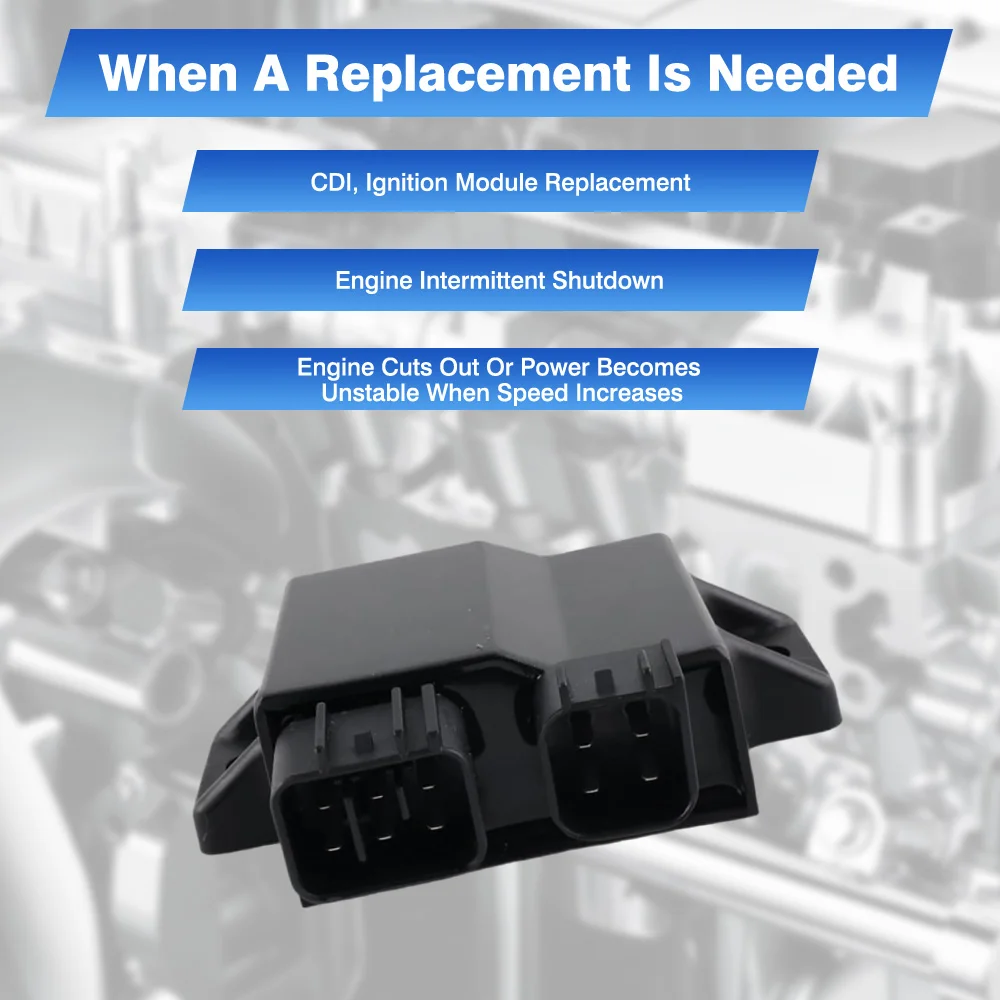 Ignition CDI Module Box Replacement For Nissan Tohatsu 8 HP 9.8 HP Outboard 2004 2005 2006-2014 3AA-06060-0 3AA060600 3AA-06060