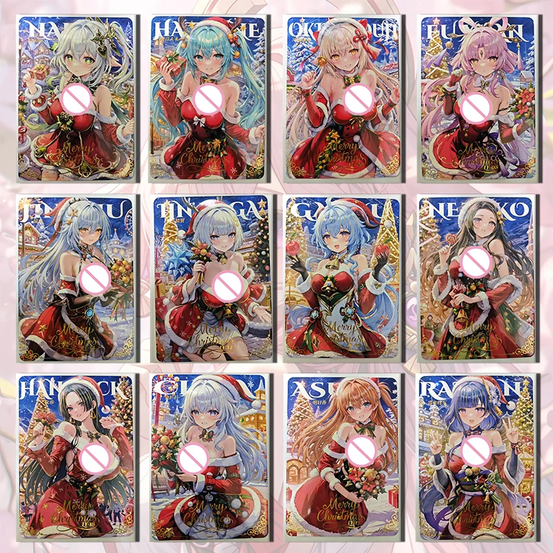

Goddess Story ACG Sexy Girl A5 card Boa Hancock Yor Forger Yae Miko Eula Fu Xuan boy Toy collection Birthday Christmas gifts