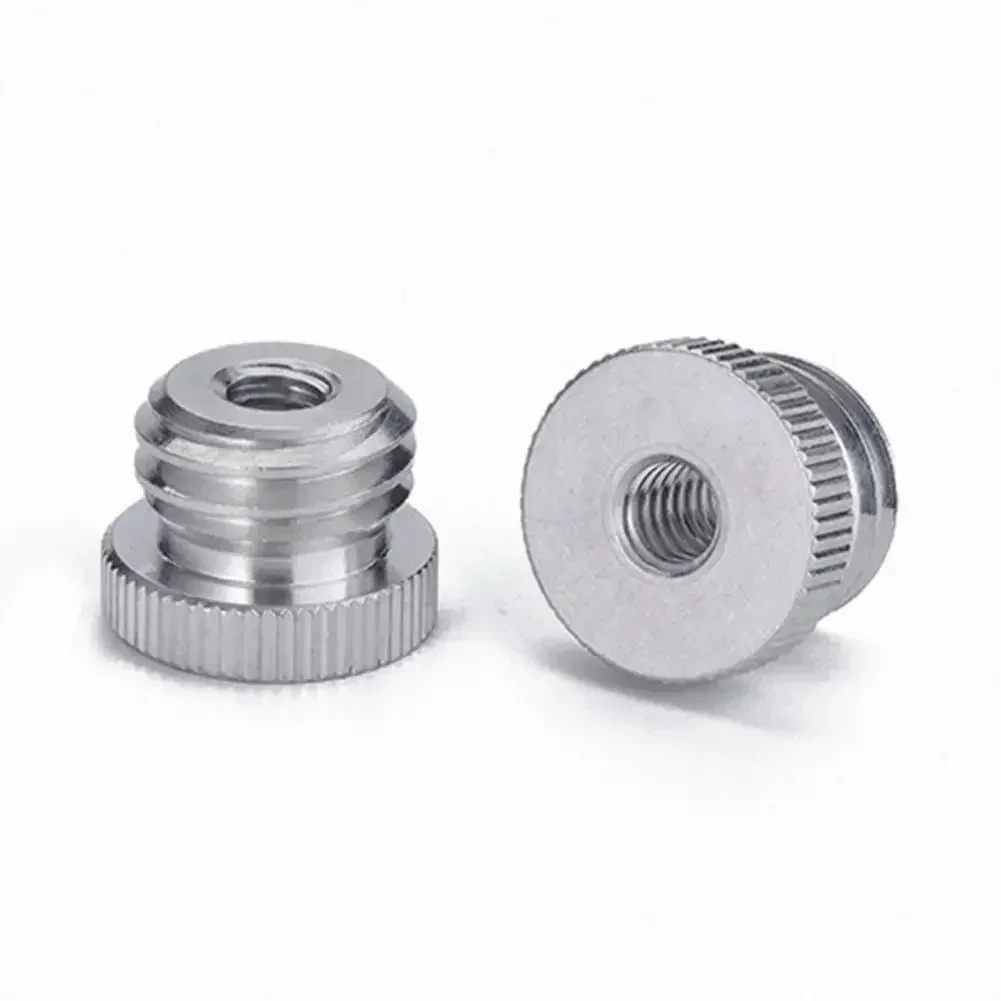 5 8 Inch Male To 1 4 Inch Female Mic Screw Tripod Stand Threaded Adapter Smooth Aluminum Alloy Leveler Accessories