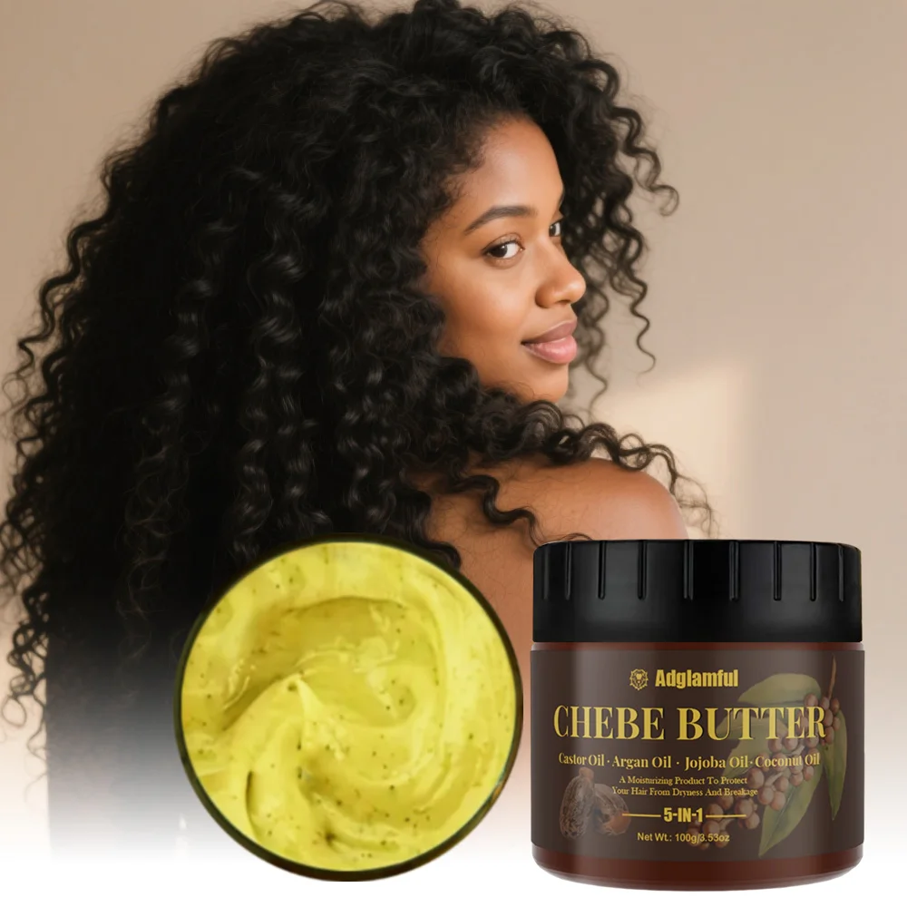 Minyak Rambut Chebe Butter 100g – Perawatan Pelembap Mendalam 5-in-1 untuk Mengontrol Rambut Kusut, Rambut Keriting & Rusak
