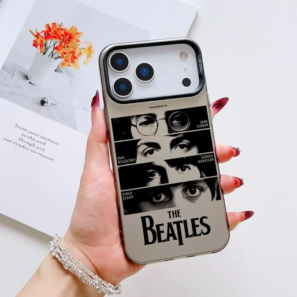 حافظة لهاتف آيفون 17 16 15 14 13 12 11 Pro Max Air Matte Laser Aurora مقاومة للصدمات Funda