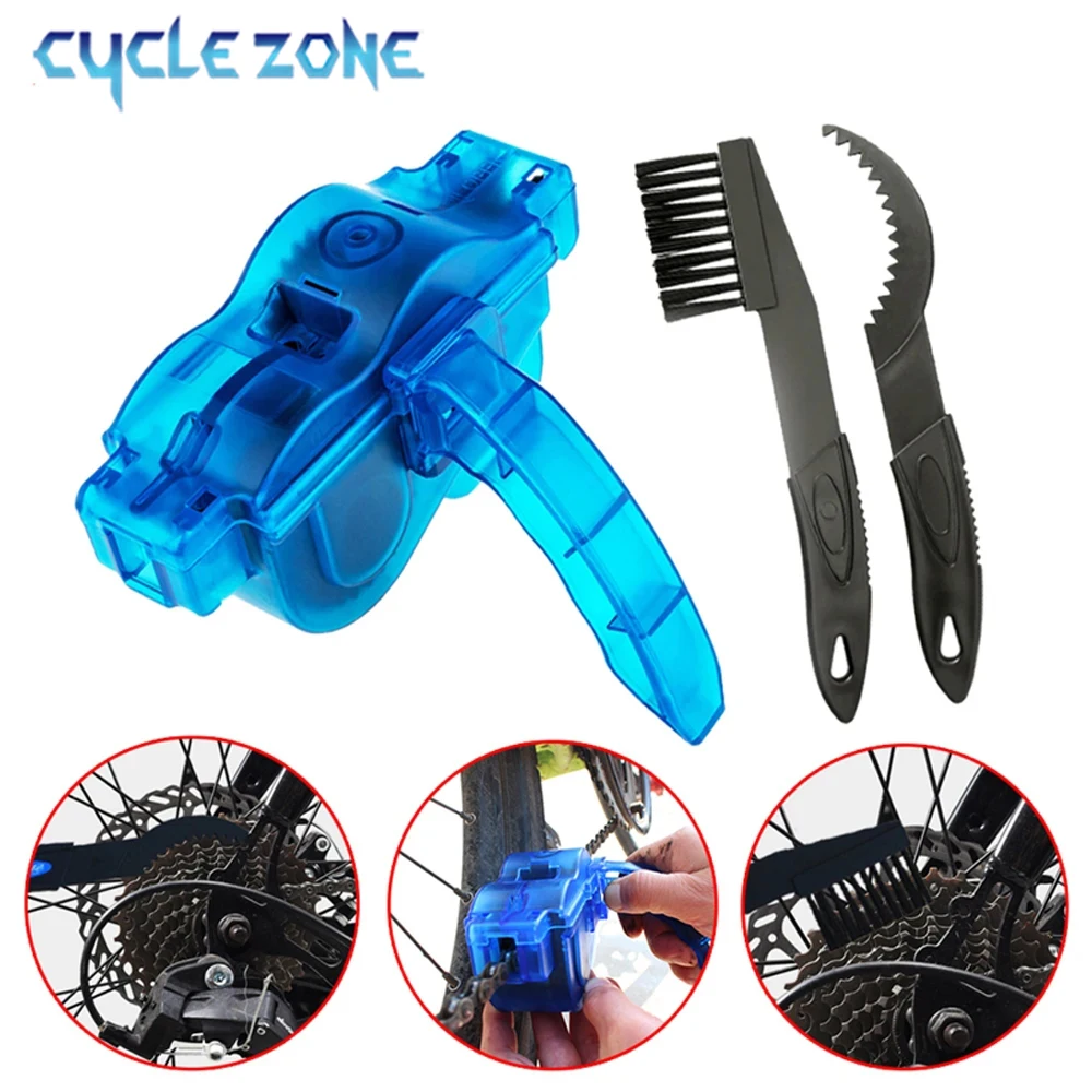 Bike Chain Cleaner Cleaning Bicycle 3D Chain Brush Wash Tool