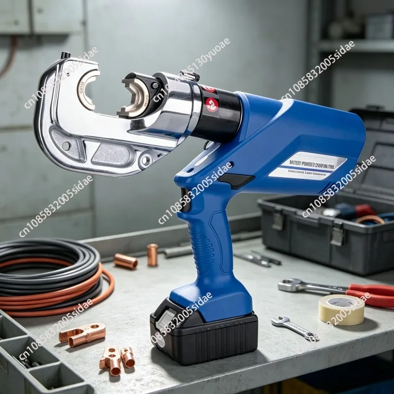 HL-400 Rechargeable Crimping Pliers 300 Crimping Cold-pressed Copper and Aluminum Terminals Electric Hydraulic Pliers