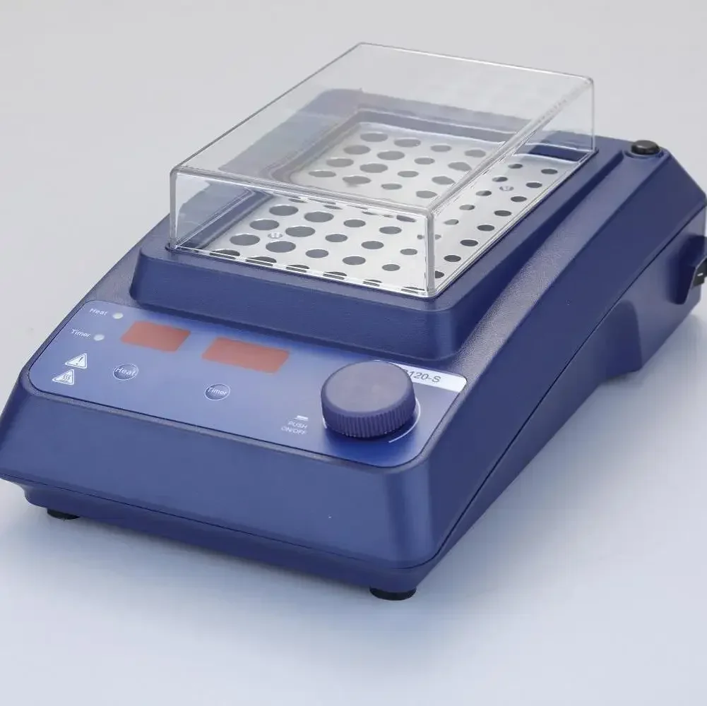 High Temperature Dry Bath with Timer Function 96 Well Temperature Calibrator Heater Drying Machine for Lab Use