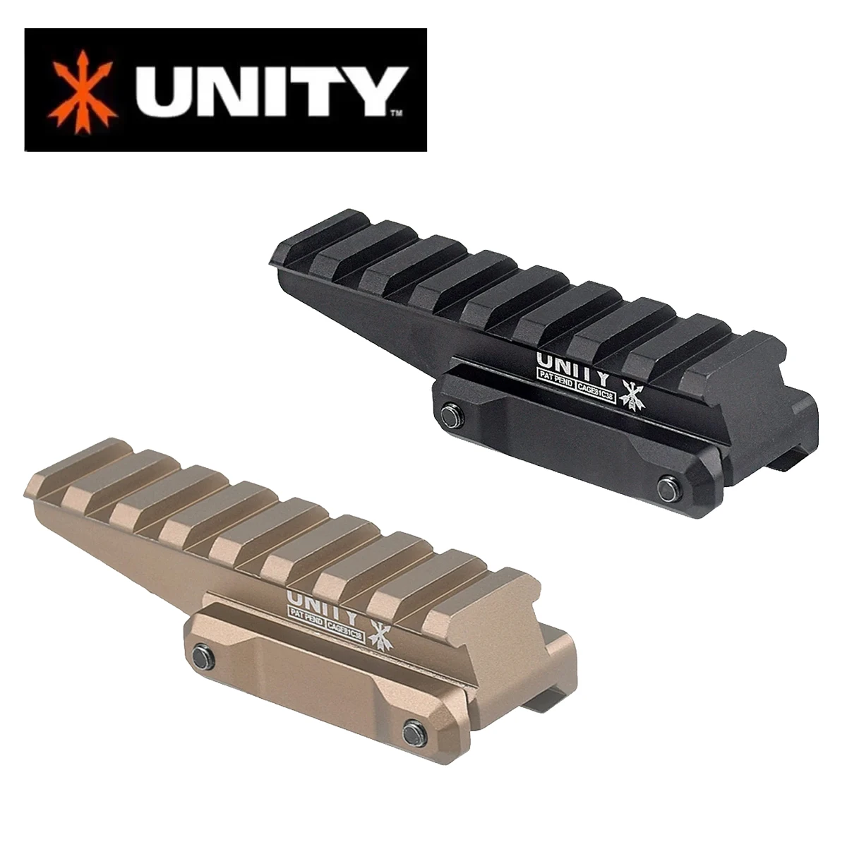Support de montage rapide Unity 7 emplacements 2,26 pouces pour rail Picatinny, base de lunette pour E*TECH EXPS XPS V*rtex U0H-1 T01 T02 Optic Riser