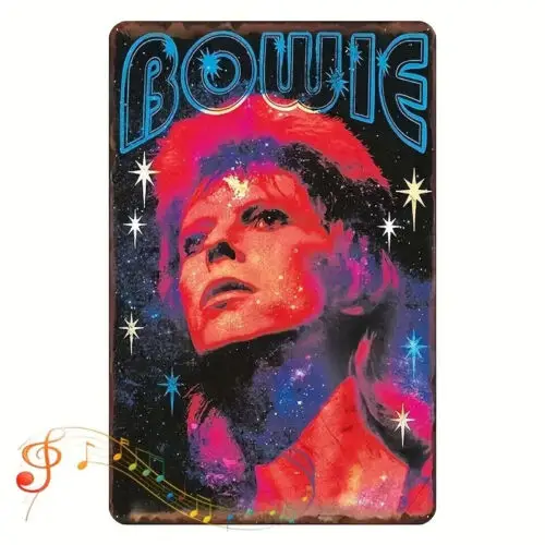 u1,David Bowie ~ Ziggy Starman  Metal Poster Tin Sign ~ ches S008