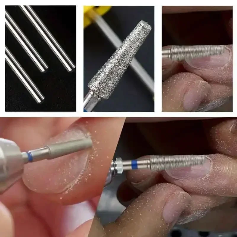 مدبب الماس بور مسمار لقمة ثقب الروتاري الروسية إهاب بت الكهربائية مانيكير الحفر الأظافر الملحقات أداة