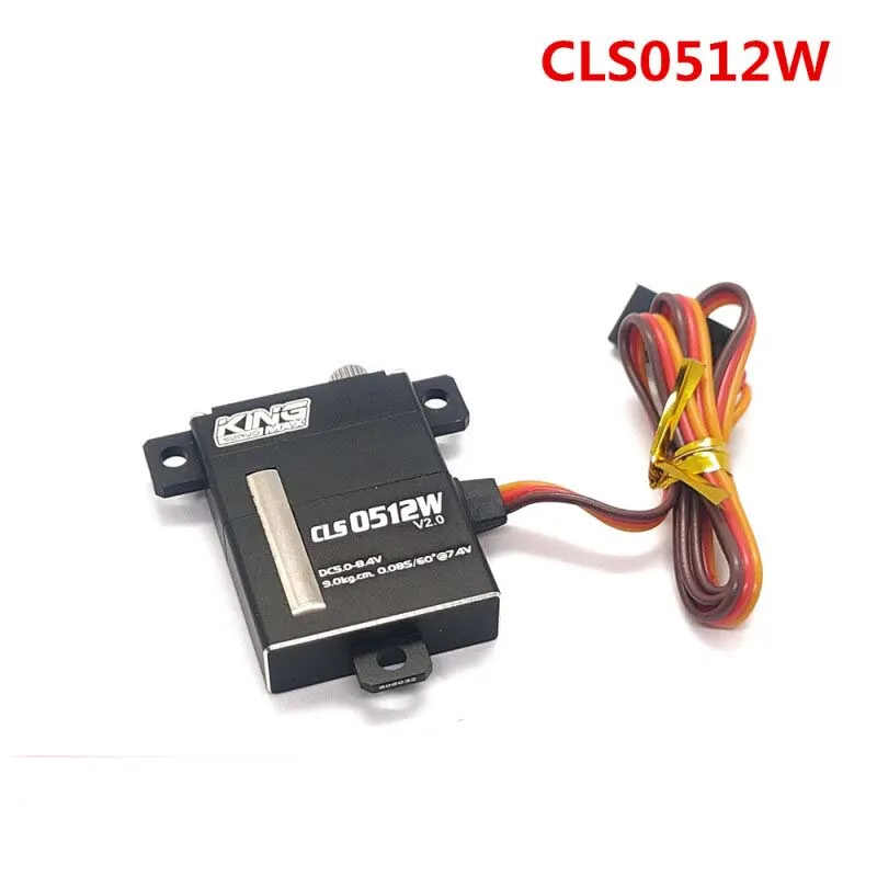 KINGMAX CLS0512W All-metal Digital High-Voltage Hollow Cup Gliding Fixed-Wing Flat Ultra-Thin Rudder Servo