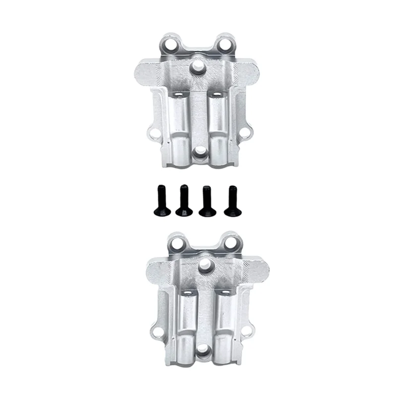 

Superior Quality-RC Car Upgrade Front And Rear Gearbox Covers Kit For UDIRC 1/16 GR UD M16 RC Car Accessories Silver