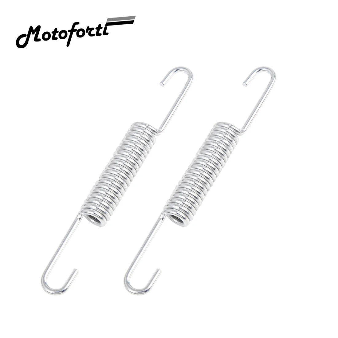 Motoforti Motorcycle Kickstand Springs For Tvs Star 11.5cm Length 2pcs Side Bracket Kickstand Metal Return Spring