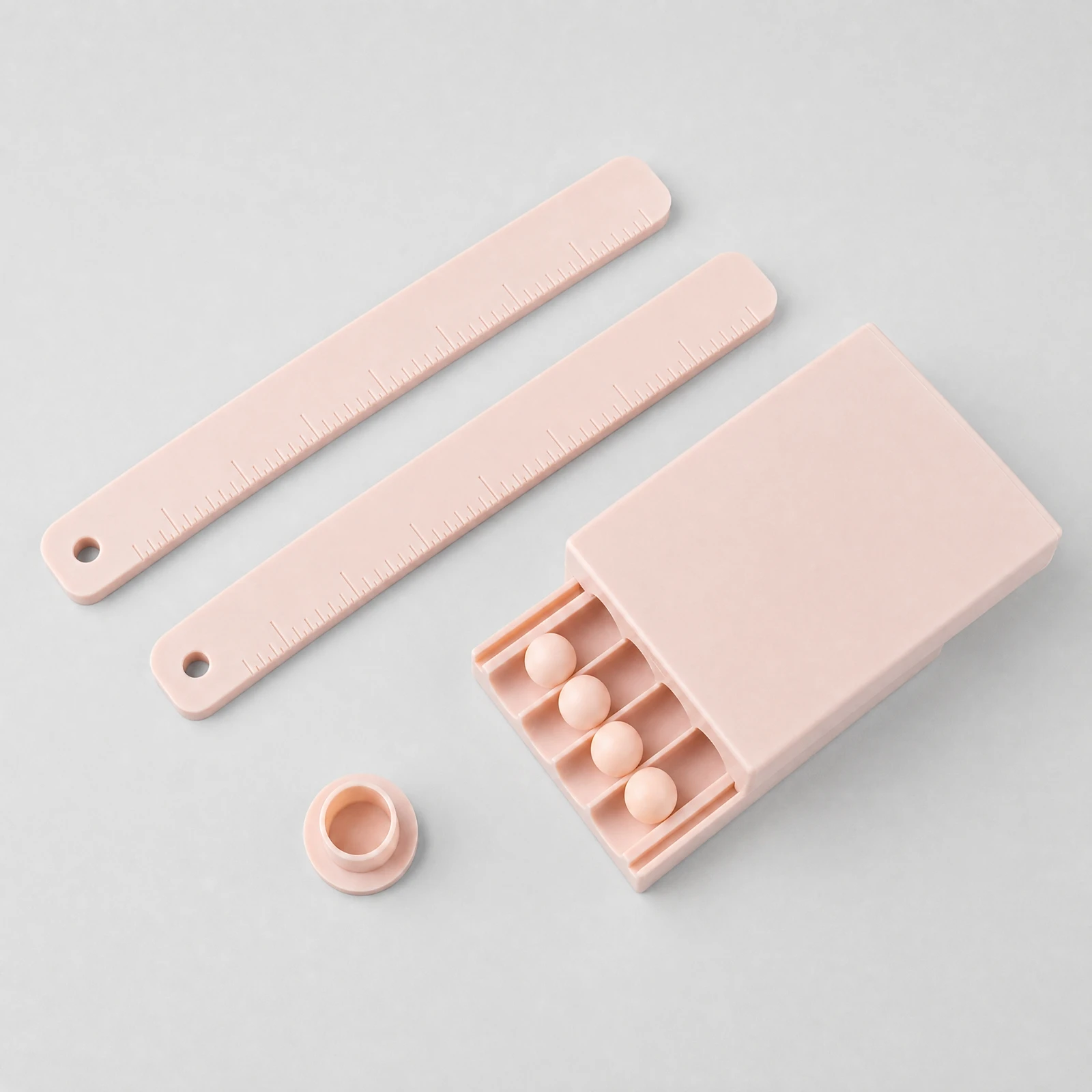 Clay Bead Maker with Thickness Rulers Reusable Soft Clay Ball Forming Tool Beginner-Friendly Practical for Jewelry Makers