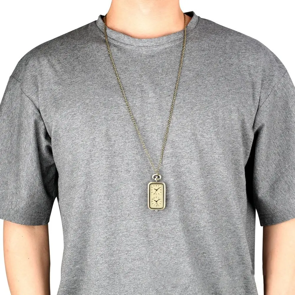 유리 포켓 시계 목걸이, 개인화 빈티지 합금 포켓 시계, 펜던트 체인 시계