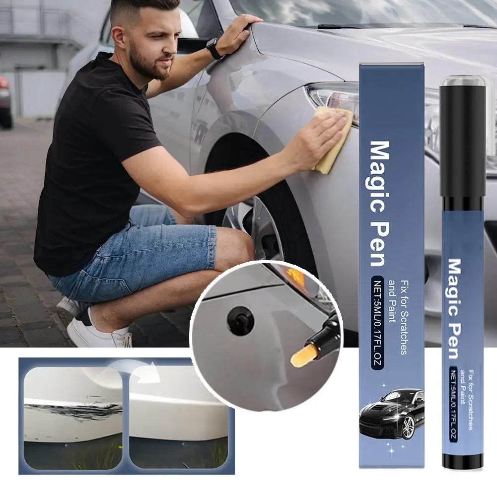1-5X 5ml 5ml All Cars Magics Pen Car Scratch Remover Pen Waterproof Professional Repair Car Scratch Remover Repair Care Tools