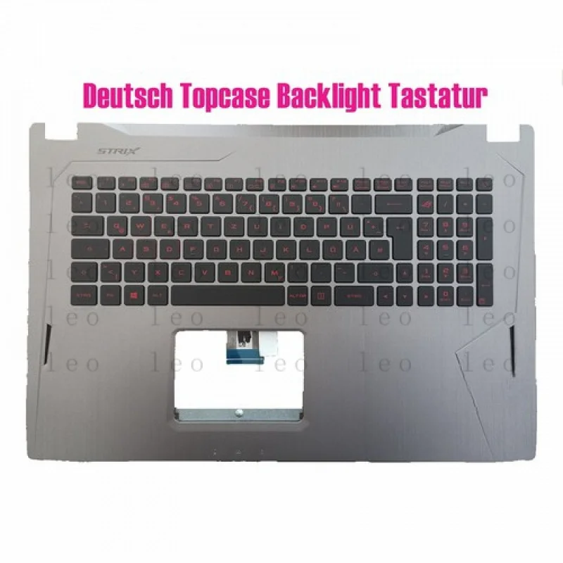 LL DE Topcase Backlight Keyboard for Asus GL702V GL702VM GL702VMK 90NB0DQ3-R31GE1