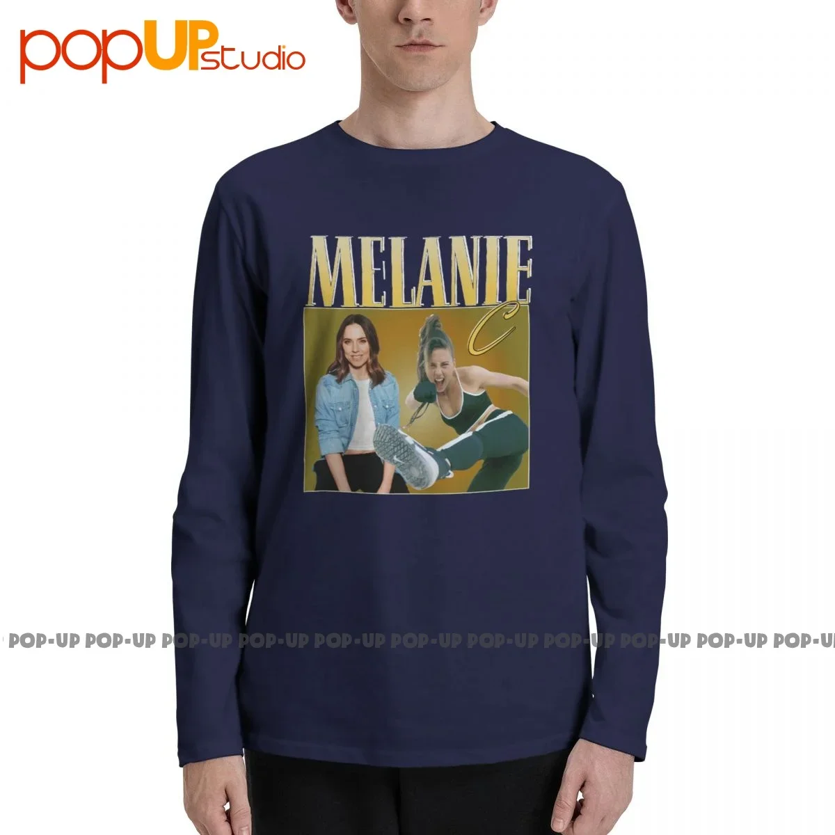 Melanie C-Apreciação T-shirt de manga comprida para crianças, T desportivo, T-shirt casual, novidade, melhor qualidade, novo