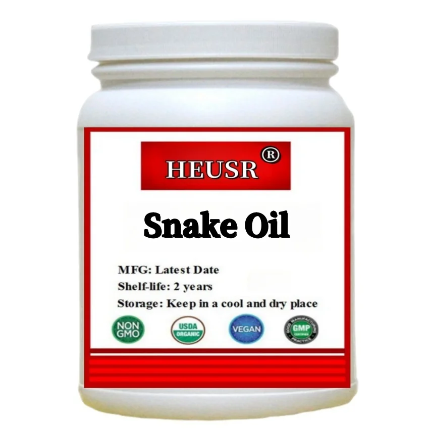 Aceite de serpiente refinado Natural puro, hidratante, mejora la piel, jabón artesanal agrietado seco, Material para el cuidado del cabello de la piel