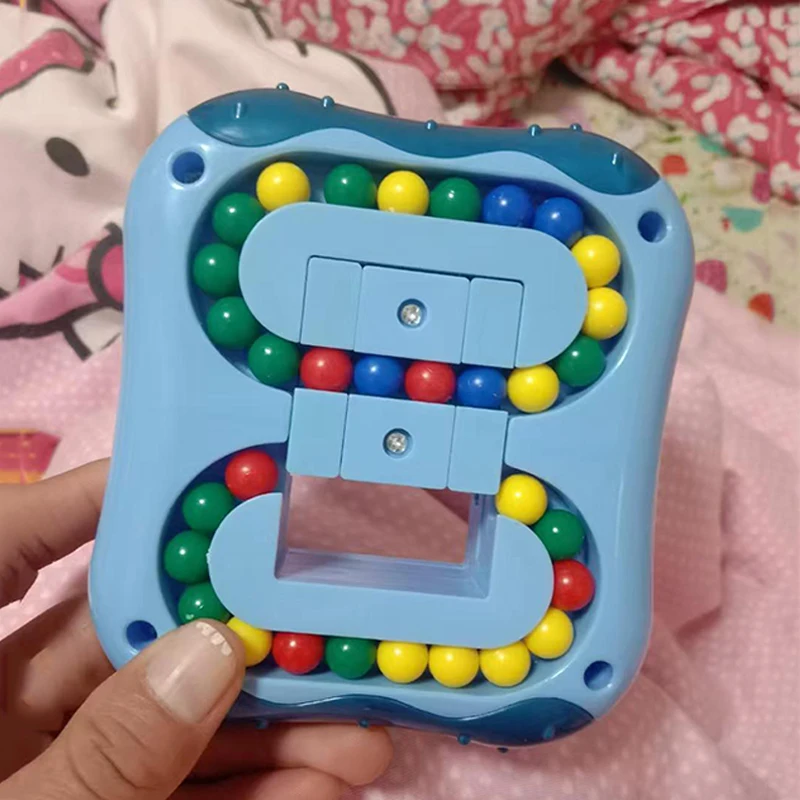 ของเล่นเมล็ดถั่วหมุนเวทมนตร์ สำหรับบรรเทาความวิตกกังวล สมาธิสั้น ลดความเครียด ของขวัญสำหรับวัยรุ่น เด็กชาย เด็กหญิง เกมฝึกสมอง เสริมสร้างไอคิว