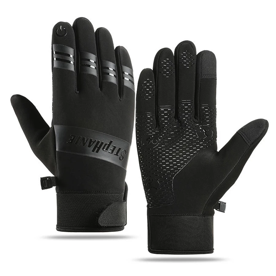 Autumn Winter Men Women Gloves Touch Screen Waterproof Windproof Gloves Outdoor Sports Warm Thermal Fleece Running Ski Gloves