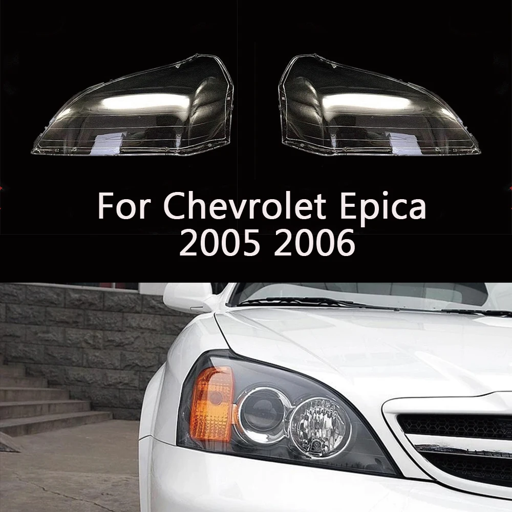 

Car Front Headlight Cover For Chevrolet Epica 2005 2006 Headlamps Transparent Lampshades Lamp Light Lens Glass Shell Lampcover