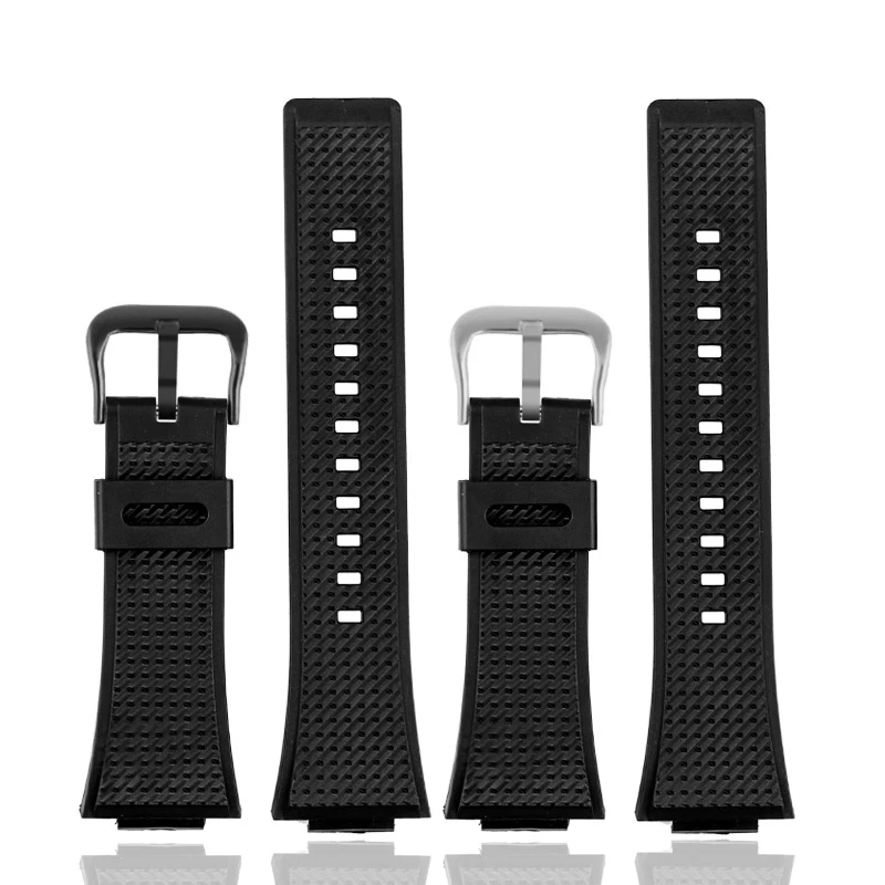 16mm Black Orange Transparent white Silica Gel Watch Strap For Casio G-SHOCK  GM-110  Watch Band Rubber  Convex joint - view 6