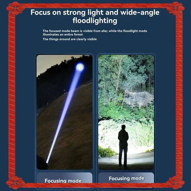 

24-Hour Delivery Handheld Portable USB Rechargeable COB Flashlight Magnetic Waterproof Light Hand