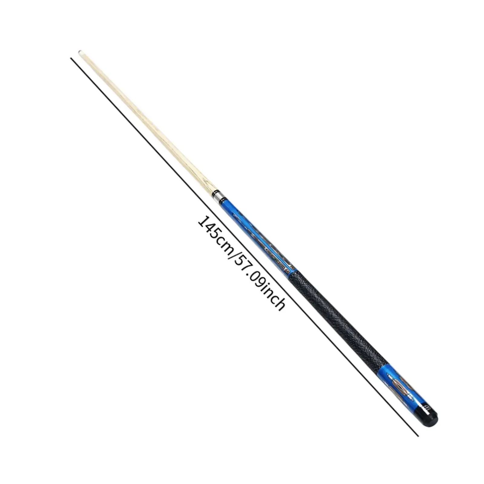 

Practice Starter Billiard Cue Stick Wooden Two Section Pool Rod for Adult Pool Table Game and Billiards Training