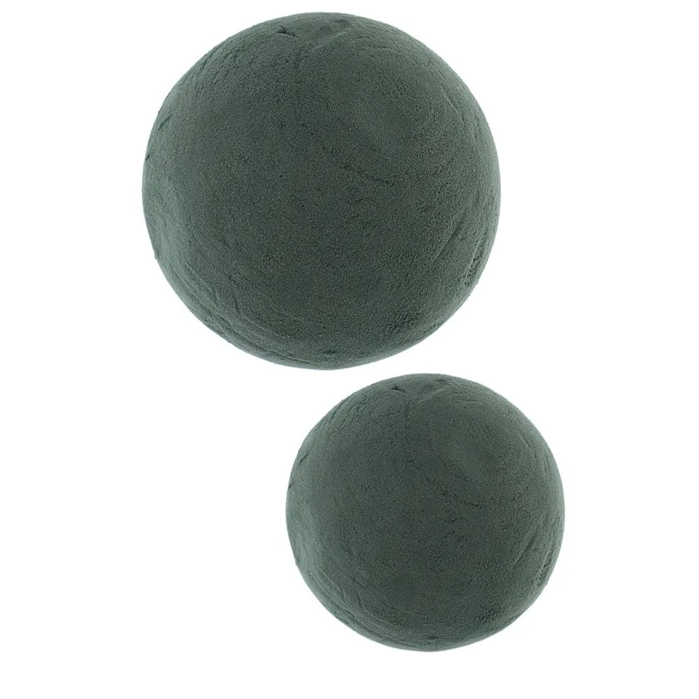 2Pcs Floral Foam Round Reusable Floral Foam Balls for Flower Arrangements Wedding Garden Craft Florist Supplies view 3