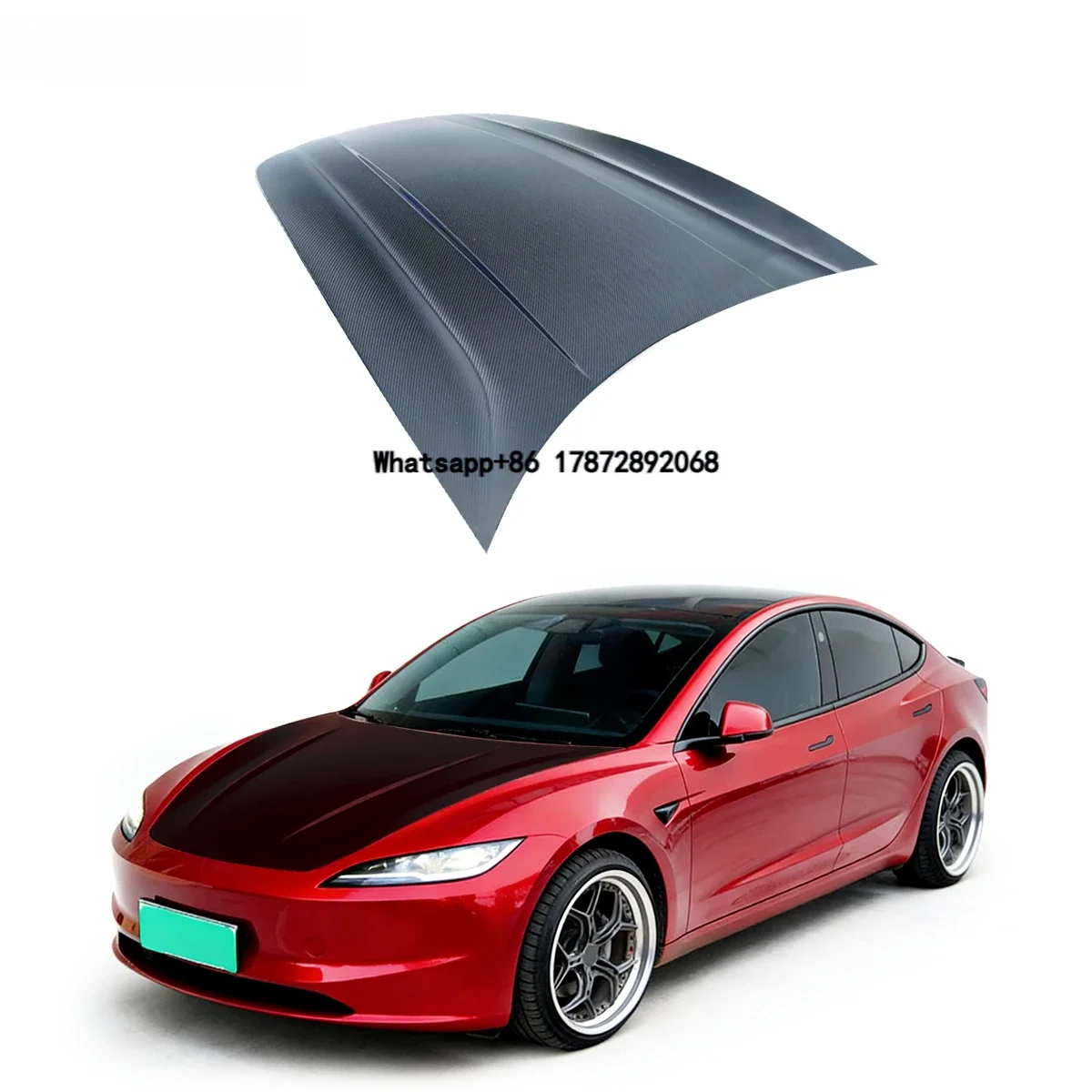 

Cyber Custom Lightweight Carbon Fiber Hood for 2024+ Model 3 Performance Upgrade Engine Cover New Condition
