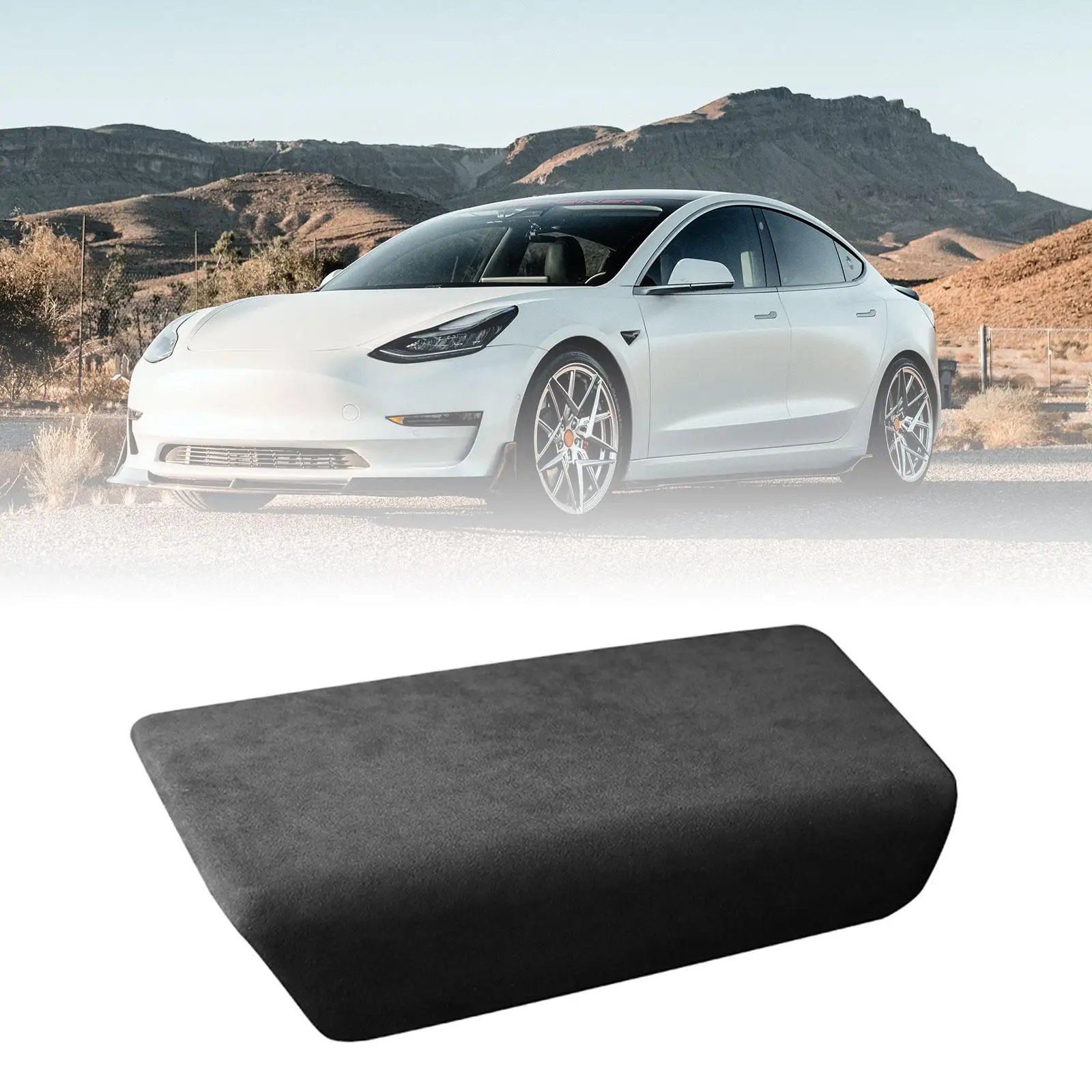 

Чехол на подлокотник автомобиля, прочный, износостойкий, практичный, простой в установке, защита центральной консоли для моделей Tesla 3 лет, модели Auto